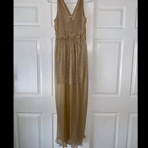 Francescas tan/gold formal dress